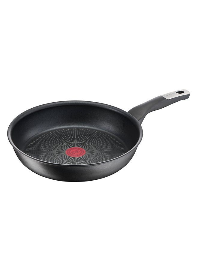 TEFAL Frying Pan | UNLIMITED frypan 26 cm | Scratch resistance | 100% safe non stick coating | Thermo signal™ | Perfect searing | Made in France | Induction | 2 Years Warranty | G2550502 Black 26 cmcm