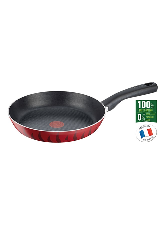 TEFAL Frying Pan | G6 Tempo Flame 28 Cm Frypan | Non-stick with Thermo Spot| Red | Aluminium | 2 Years Warranty | C3040683 Red 28 cmcm