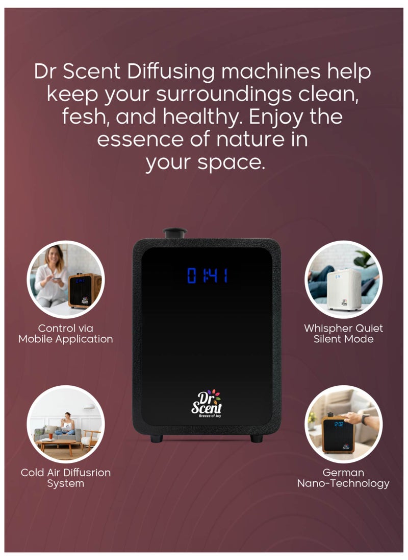 DR Scent Essential Oil Diffuser Machine BIG (Black)