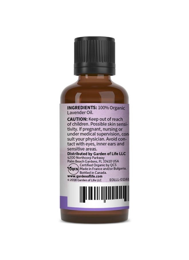 Essential Oil, Lavender 30 ml, USDA Organic & Pure, Clean, Undiluted & Non-GMO - for Diffuser, Aromatherapy, Meditation, Skincare, Sleep - Calming, Relaxing, Soothing, 1 Fl Oz