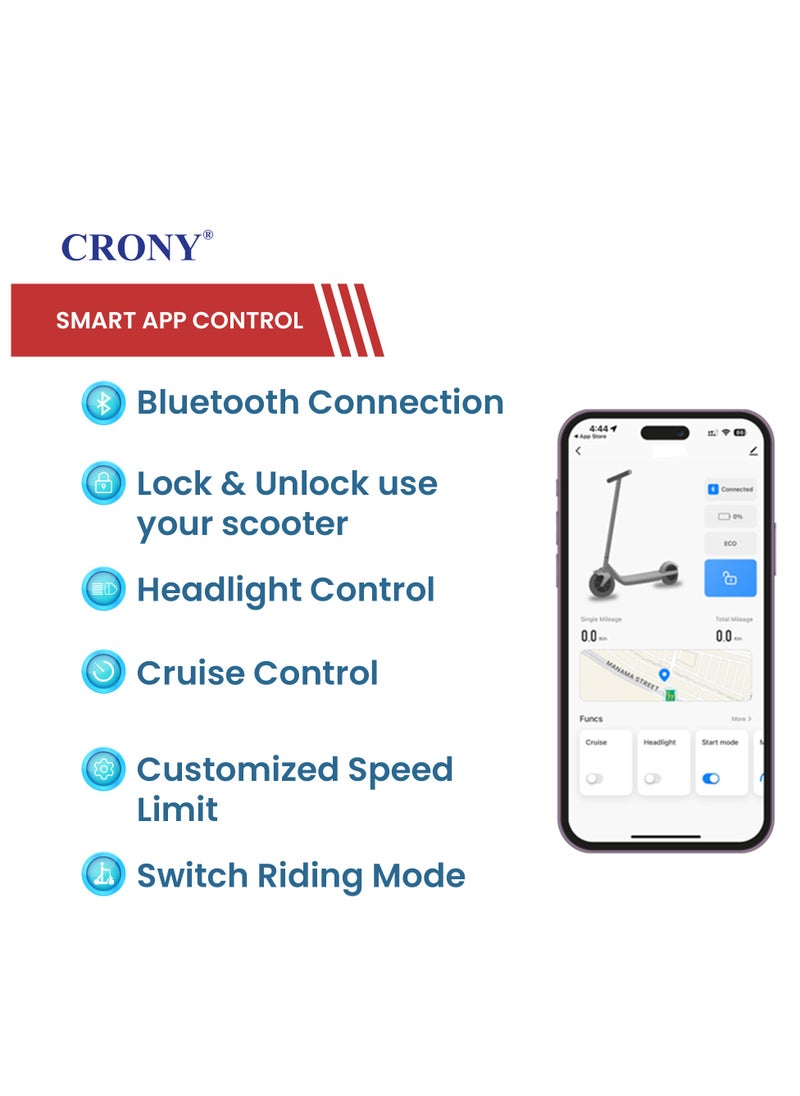 W563 Fast E-Scooter For Kids/Teens, Up To 45kilo/H, 250w Motor, 36v 7.8ah Battery, App Controlled Lightweight Foldable With Led Headlights High-Speed Electric Scooter, Anti-Slip Deep-Tread Rubber Tires, Rear Disc Brake, 100kg Max Load, Smart Scooter With App Connectivity, Portable Aluminum Frame For Adults, Heavy-Duty, Travel-Ready Design – White