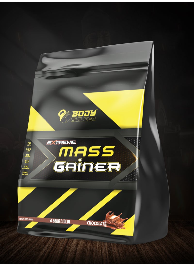 Body Builder Extreme Mass Gainer Weight Gainer 10 Lbs Chocolate Flavor