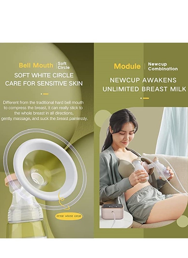 Electric Double Breast Pump with Lactation Function Wearable Hands Free Electric Automatic Breastfeeding Breast Pump
