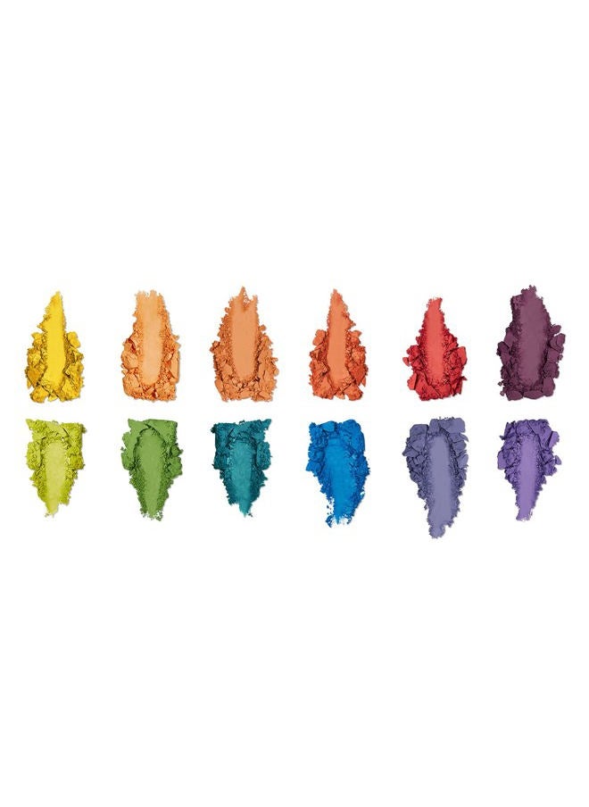 Artistry Eyeshadow Palette Experimental - Highly Pigmented Satin Matte and Metallic Shimmer - 12 Versatile Shades - Vegan