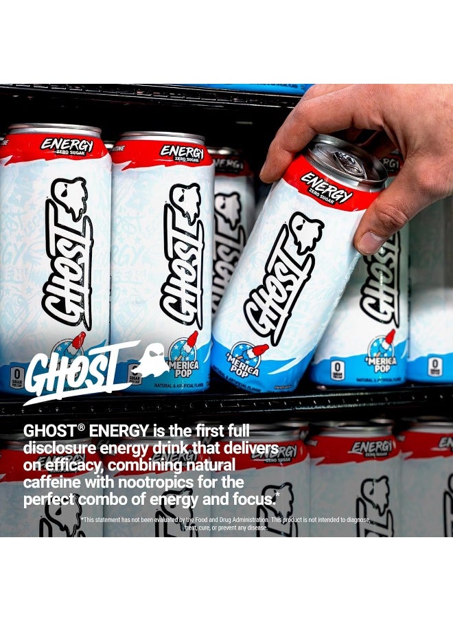 GHOST ENERGY x FAZE CLAN (FAZE POP) - Sugar Free Pre Workout Drink