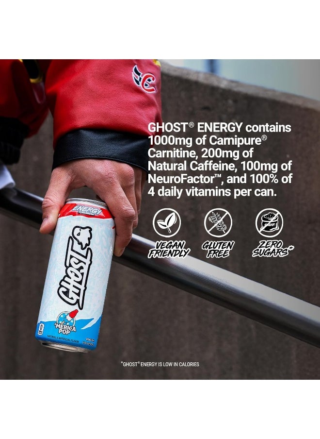 GHOST ENERGY x FAZE CLAN (FAZE POP) - Sugar Free Pre Workout Drink