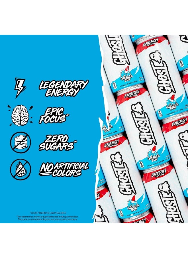 GHOST ENERGY x FAZE CLAN (FAZE POP) - Sugar Free Pre Workout Drink
