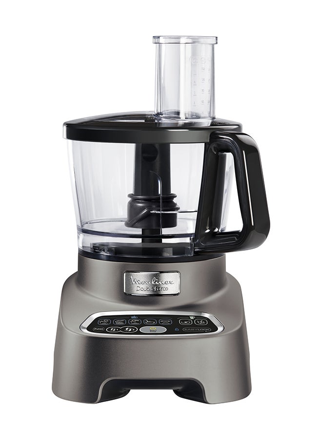 Digital Food Processor Double Force 3 L 1000 W FP827E27 Silver / Black