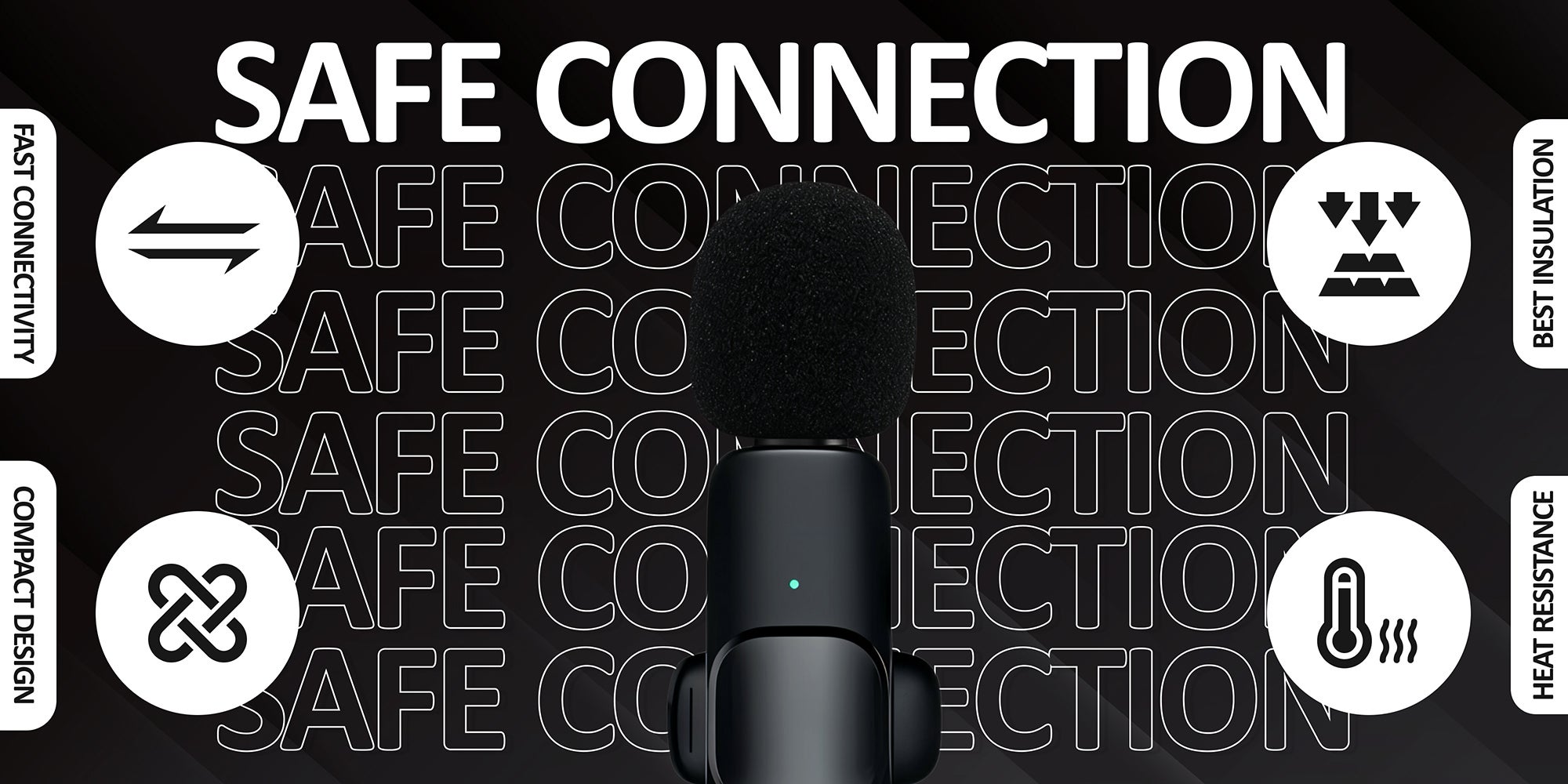 Wireless Lavalier Microphone 3 in 1 for iPhone iPad iPhone 15 USB C Smartphone Computer Camera, Plug and Play Intelligent Noise Reduction Mini Mic for Vlog YouTube TikTok Live Streaming (MIC 2)