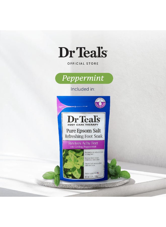 Pure Epsom Salt Foot Soak With Cooling Peppermint 909grams