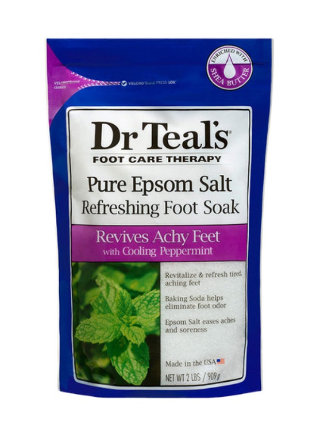 Pure Epsom Salt Foot Soak With Cooling Peppermint 909grams