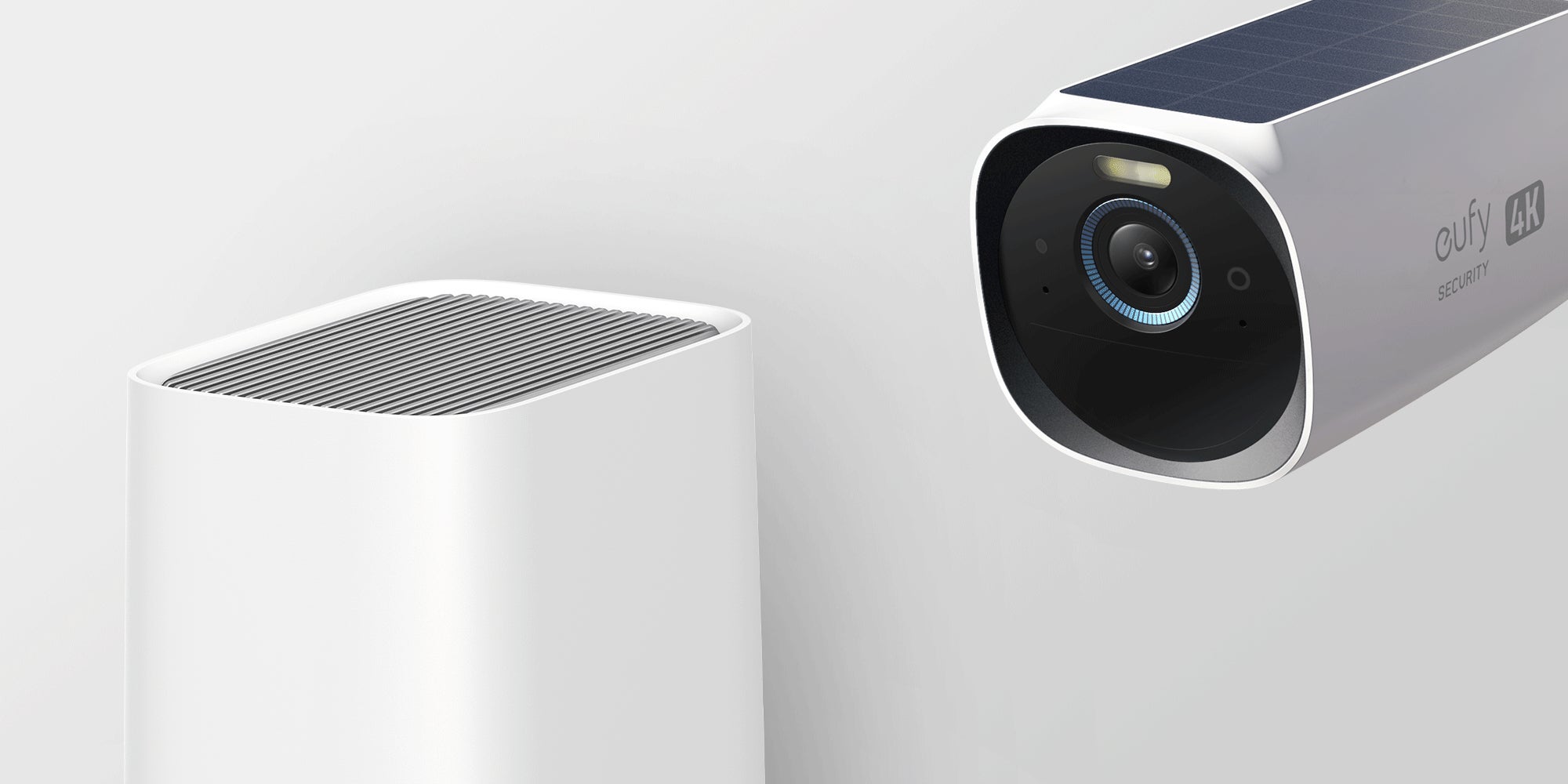 Security EufyCam 3 Add-on Camera, Security Camera Outdoor Wireless, 4K Camera with Integrated Solar Panel, Forever Power, Face Recognition AI, Expandable local storage, Spotlight, No Monthly Fee