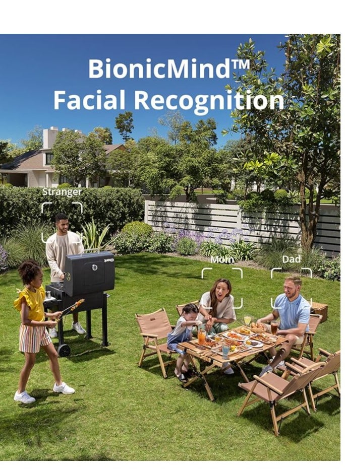 Eufy Security EufyCam 3C Add-on Camera, Security Camera Outdoor Wireless, 4K Camera with Expandable Local Storage, Face Recognition AI, Spotlight, No Monthly Fee, Requires HomeBase 3