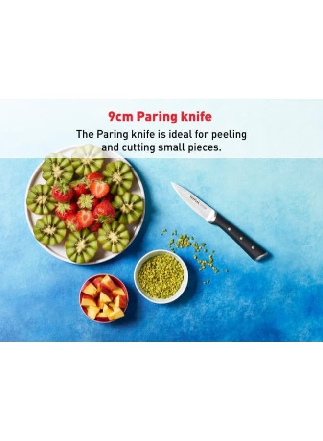 Ice Force Paring Knife | 9 Cm | Kitchen Knife Silver/Black 9cm