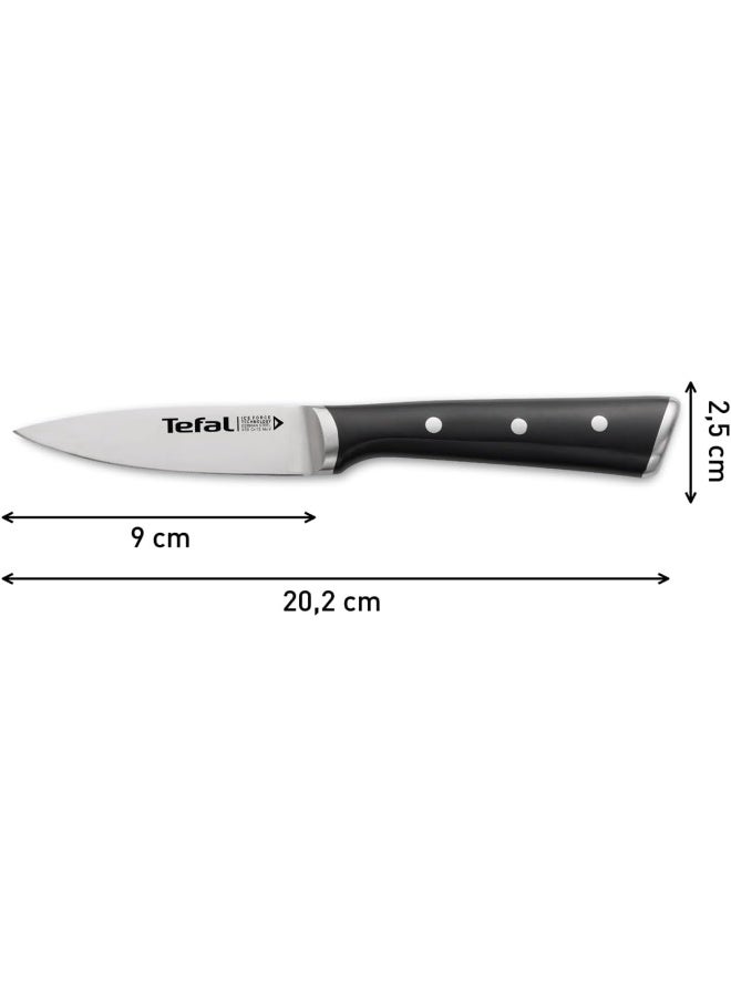 Ice Force Paring Knife | 9 Cm | Kitchen Knife Silver/Black 9cm