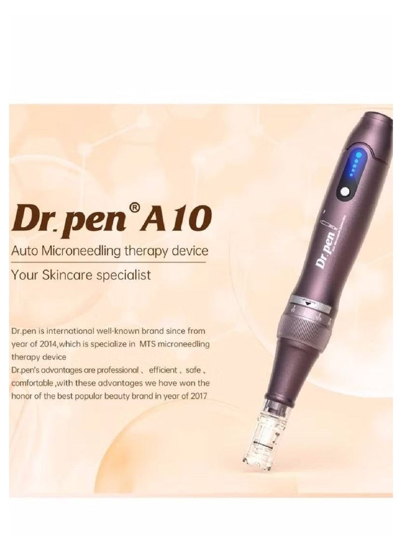 Dr.pen A10 Microneedling Pen Wireless Electric Derma Pen with 2 Replacement Cartridges