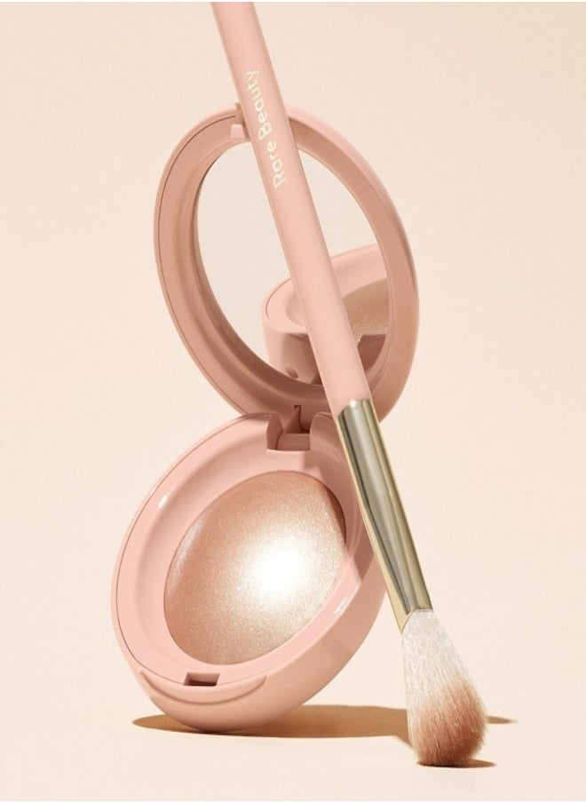 Rare Beauty by Selena Gomez Positive Light Silky Touch Highlighter – Exhilarate - Champagne Gold – Ultra-Fine, Weightless, and Long-Lasting Luminous Powder for a Radiant Glow – 2.8g / 0.098 oz