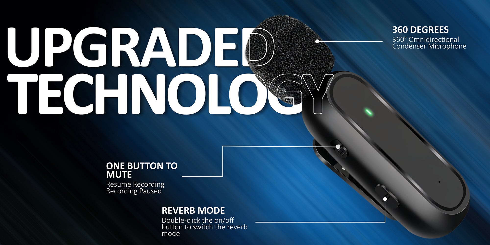 Wireless Lavalier Microphone for iPhone 15 | Android phones | Laptop and other USB C Devices | Plug and Play Mini Mic with Charging Bin Earbud for YouTube TikTok Live Streaming Gaming (2 Type C Mics)