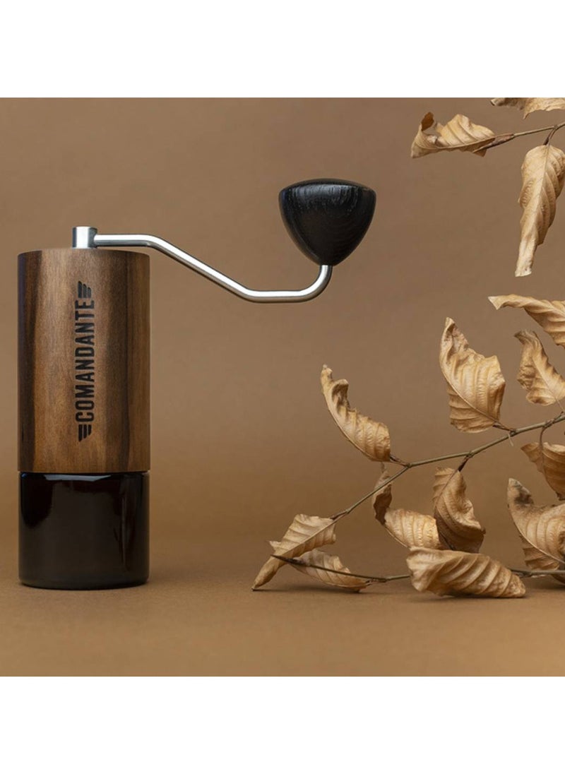 C40 MK4 | Manual Coffee Grinder I Nitro Burrs I Portable and Compact I Liquid Amber