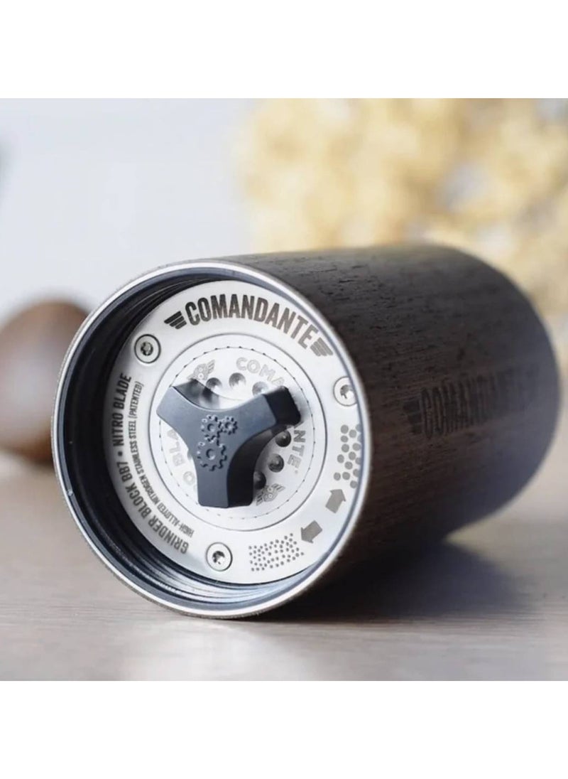 C40 MK4 | Manual Coffee Grinder I Nitro Burrs I Portable and Compact I Liquid Amber