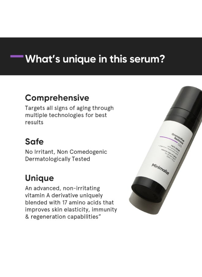 2% Retinoid Anti Aging Cream for Wrinkles And Fine Lines | Super Light Night Face Cream (Emulsion) for Women And Men