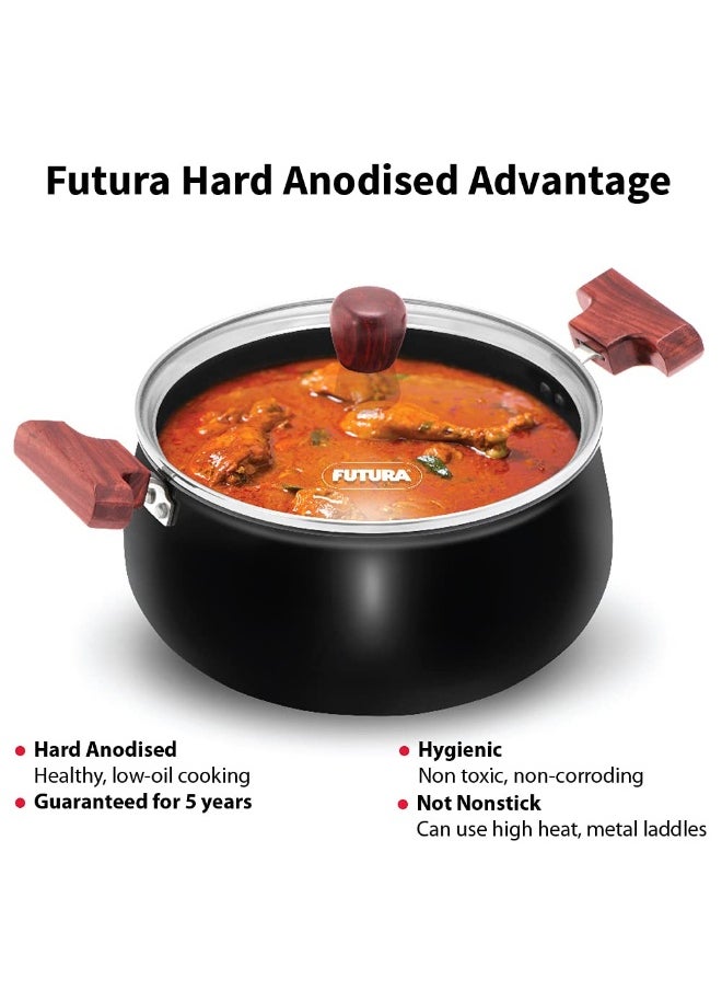 Hawkins Futura HA Cook N Save Handi W/Glass lid 4 Ltr
