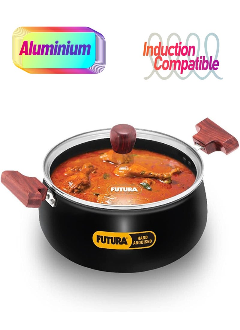Hawkins Futura HA Cook N Save Handi W/Glass lid 4 Ltr