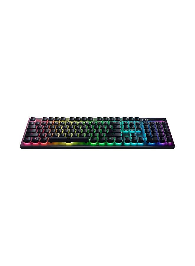 DeathStalker V2 Pro Wireless Gaming Keyboard: Low-Profile Optical Switches - Linear Red - HyperSpeed Wireless & Bluetooth 5.0-40 Hr Battery - Ultra-Durable Coated Keycaps - Chroma RGB - Black