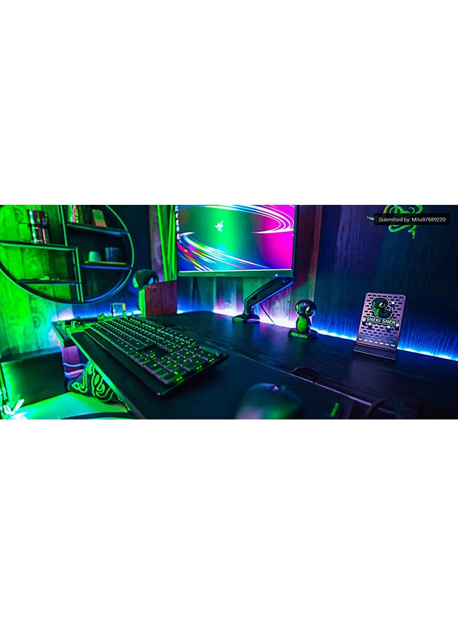 DeathStalker V2 Pro Wireless Gaming Keyboard: Low-Profile Optical Switches - Linear Red - HyperSpeed Wireless & Bluetooth 5.0-40 Hr Battery - Ultra-Durable Coated Keycaps - Chroma RGB - Black