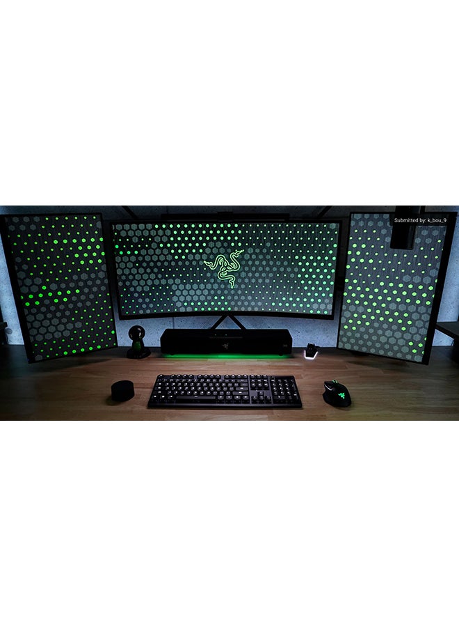DeathStalker V2 Pro Wireless Gaming Keyboard: Low-Profile Optical Switches - Linear Red - HyperSpeed Wireless & Bluetooth 5.0-40 Hr Battery - Ultra-Durable Coated Keycaps - Chroma RGB - Black