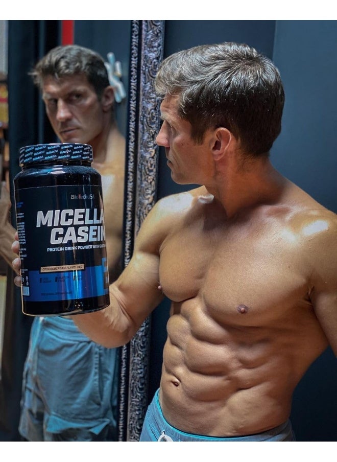BioTechUSA Micellar Casein Protein Powder | Extended Absorption time | Gluten-Free, and Fat-Free | Added L-Glutamine, 908 g, Chocolate