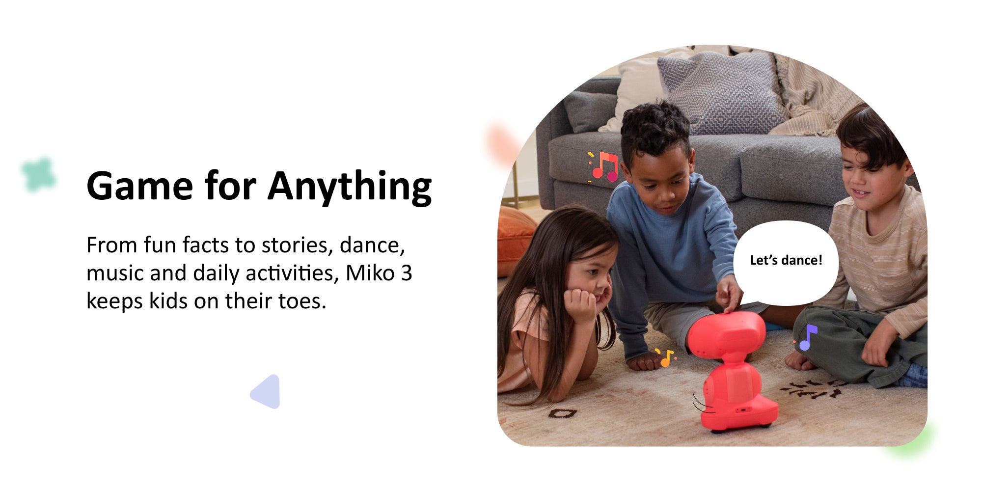 My Companion 3 AI-Powered Smart Robot, Stem Learning And Educational, Interactive Robo With Coding Apps + Unlimited Games + Programmable, For Kids 5-10 Years Old