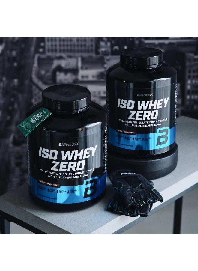 BioTechUSA Iso Whey Zero | Gluten, Sugar Free | Lactose Reduced | Premium Whey Protein Isolate, 2.27 kg, Pistachio