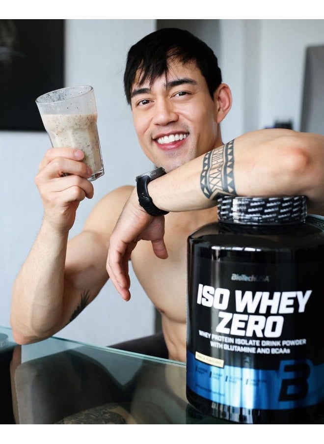 BioTechUSA Iso Whey Zero | Gluten, Sugar Free | Lactose Reduced | Premium Whey Protein Isolate, 2.27 kg, Pistachio