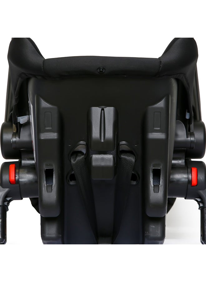 3 In1 Pram Stroller, Sleeping Bassinet And Extra Wide Seat With Wide Canopy For Baby Grey