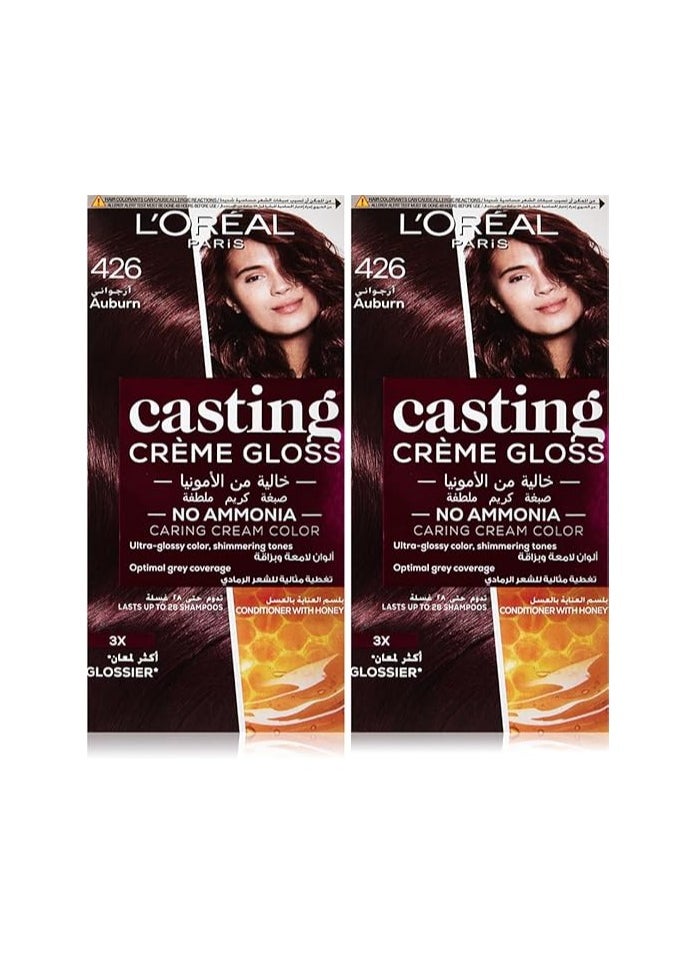 Casting Creme Gloss No Ammonia Caring Cream Color(Pack of 2)