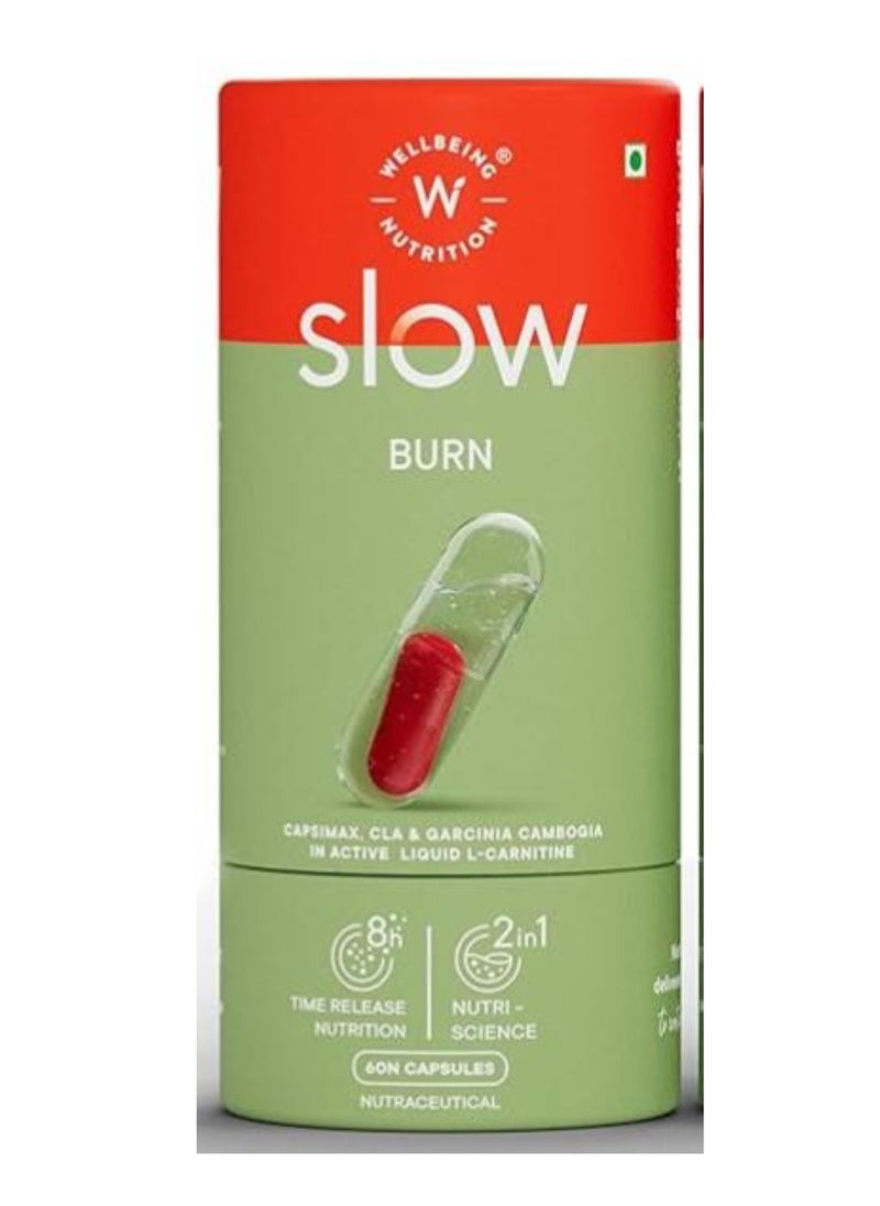 Wellbeing Nutrition Slow Burn 60 Capsules