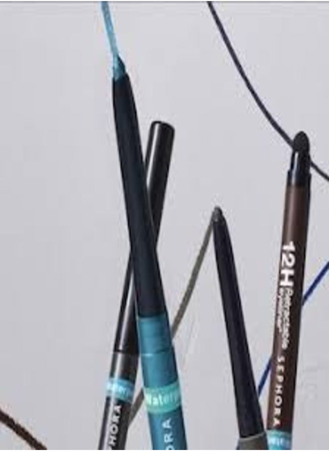 SEPHORA COLLECTION Waterproof 12H Retractable Eyeliner – 21 Shimmer | Ultra-Pigmented, Smudge-Proof, Long-Lasting & Precision Glide Formula for Intense Eye Definition (0.30g)