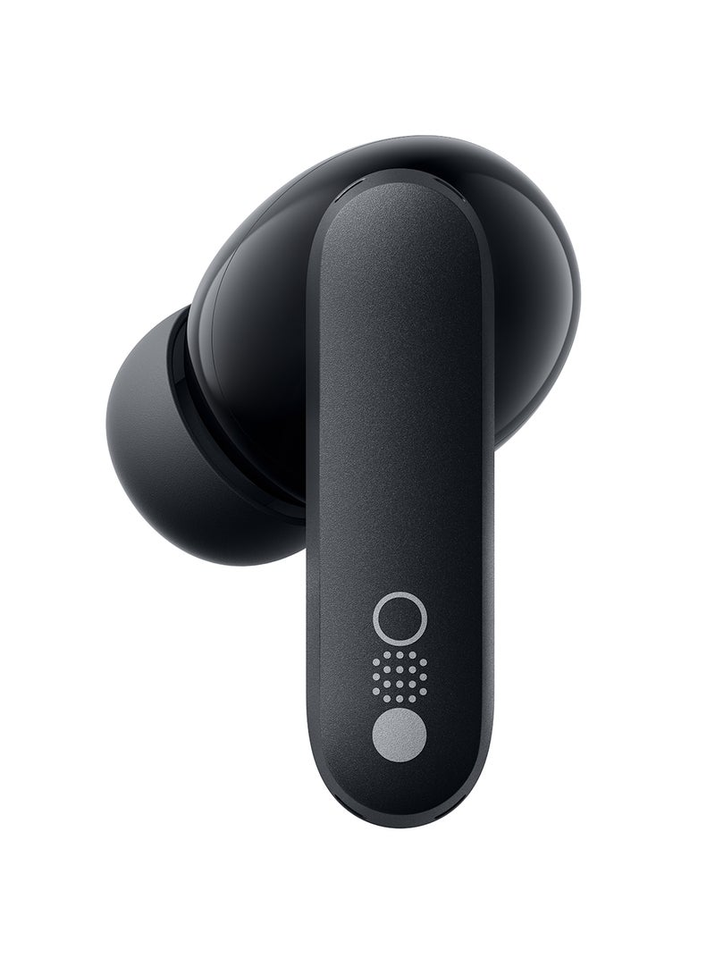 Buds Pro Wirelesss Earphones with 45 dB ANC, Ultra Bass Technology, Custom Dynamic Bass, IP54 Dust and Water Resistance, 6 HD Mics and Up to 39 Hours of Battery Dark Grey