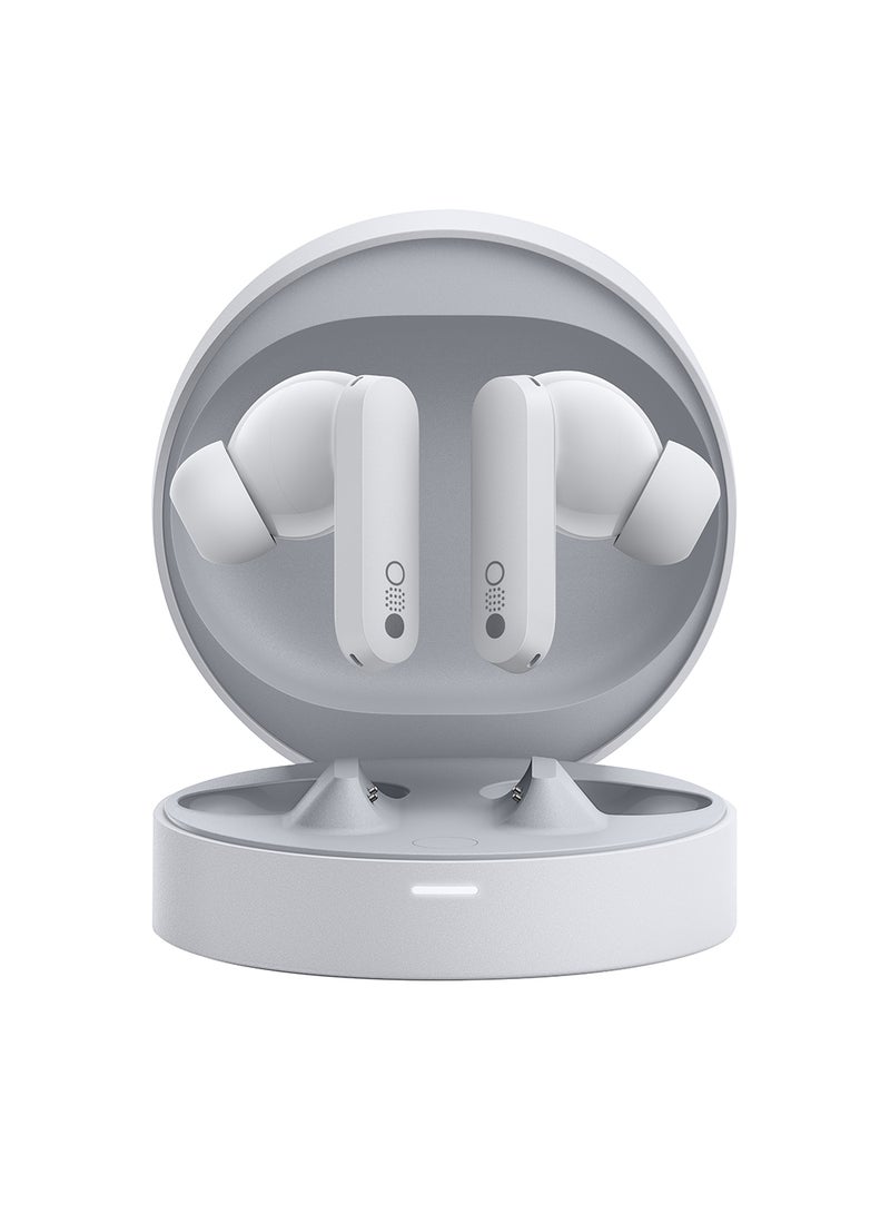 Buds Pro Wirelesss Earphones with 45 dB ANC, Ultra Bass Technology, Custom Dynamic Bass, IP54 Dust and Water Resistance, 6 HD Mics and Up to 39 Hours of Battery Light Grey