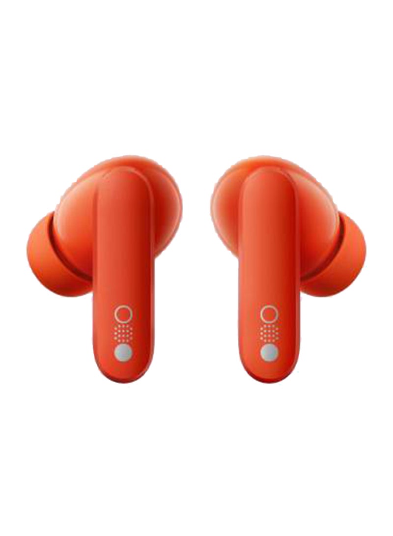 Buds Pro Wirelesss Earphones with 45 dB ANC, Ultra Bass Technology, Custom Dynamic Bass, IP54 Dust and Water Resistance, 6 HD Mics and Up to 39 Hours of Battery Orange