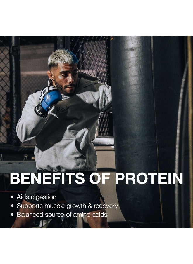 RAW Whey Isolate Protein Powder, Dark Chocolate - 100% Grass-Fed Sports Nutrition Protein Powder for Muscle Growth & Recovery