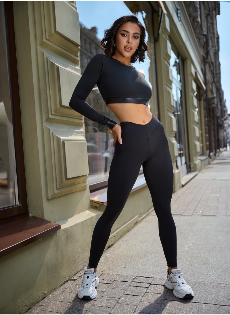 Bona Fide Compression Shirts for Women – Long/Short Sleeve Women’s Workout Crop Top - Designed for Gym, Workout and Running