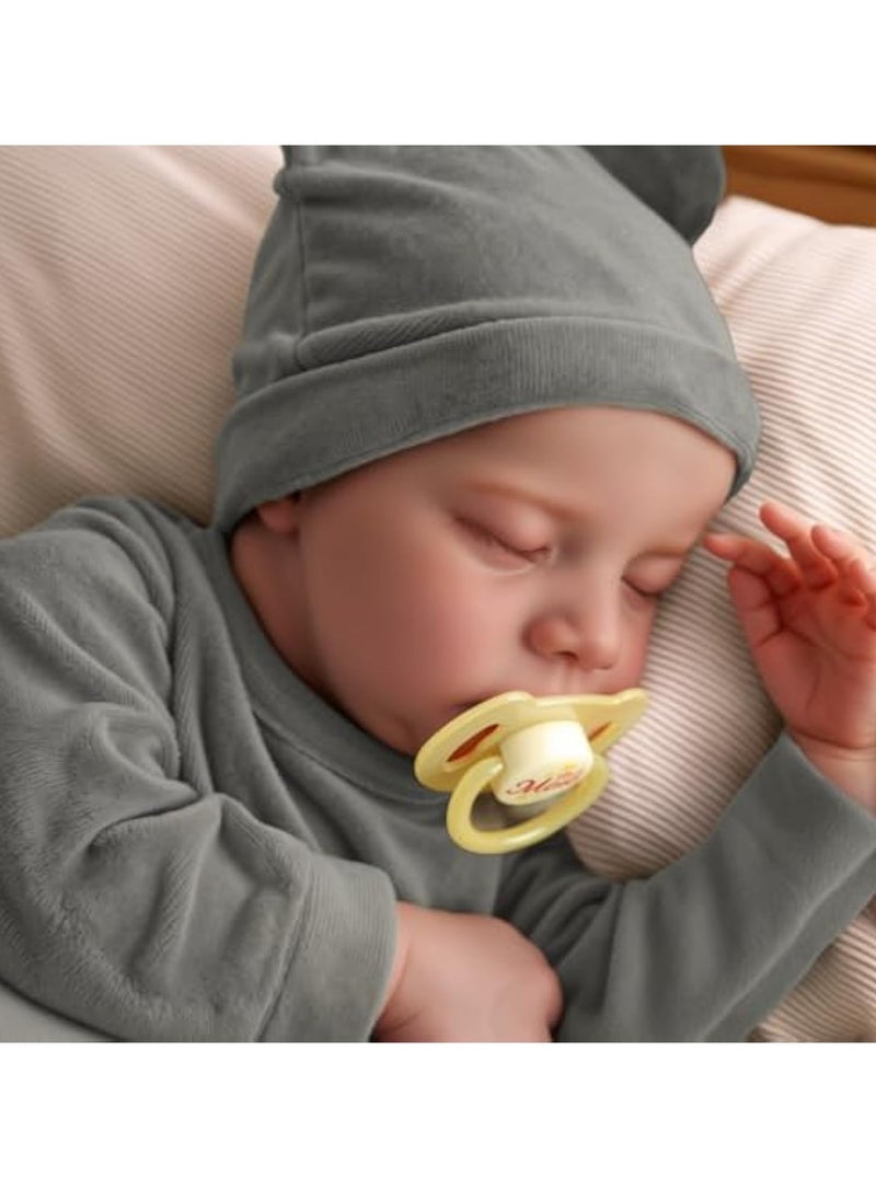 Lifelike Reborn Baby Dolls Boy - 17-Inch Baby Soft Body Realistic-Newborn Baby Dolls Full Body Vinyl Anatomically Correct Real Life Baby Dolls with Toy Accessories for Kids Age 3+