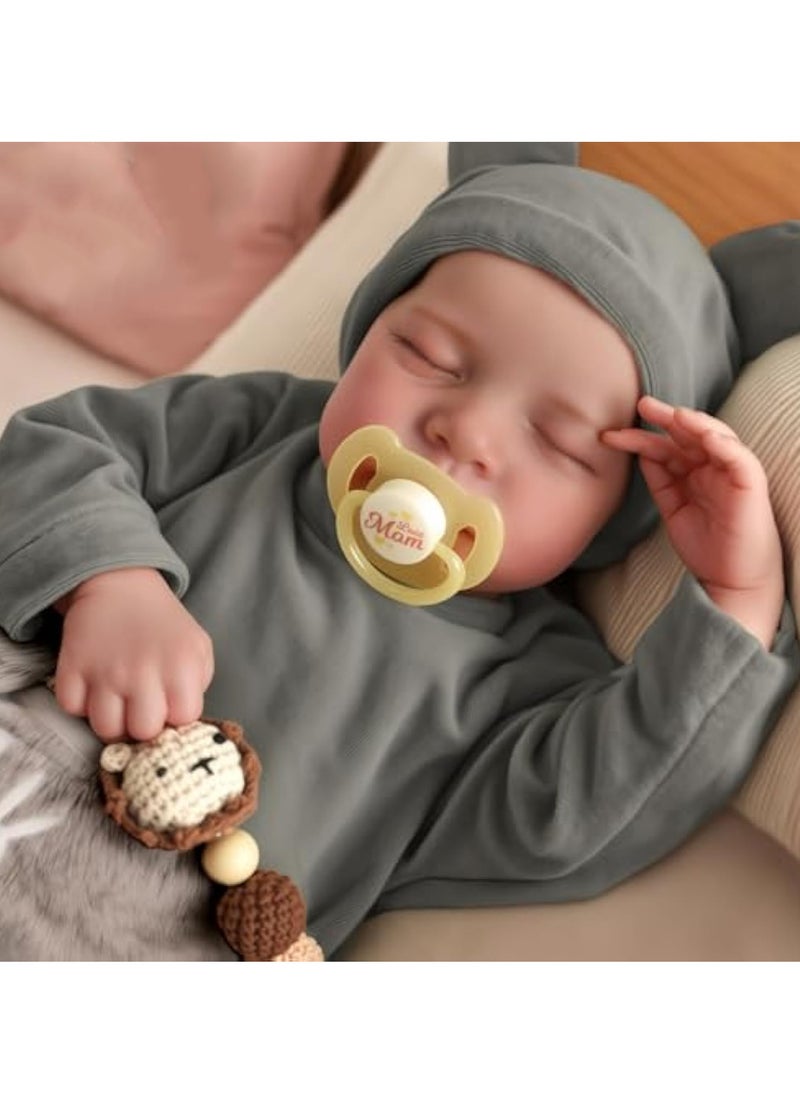 Lifelike Reborn Baby Dolls Boy - 17-Inch Baby Soft Body Realistic-Newborn Baby Dolls Full Body Vinyl Anatomically Correct Real Life Baby Dolls with Toy Accessories for Kids Age 3+
