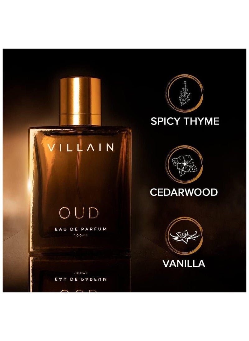 Oud EDP, Long Lasting Perfume for Men, 100ml