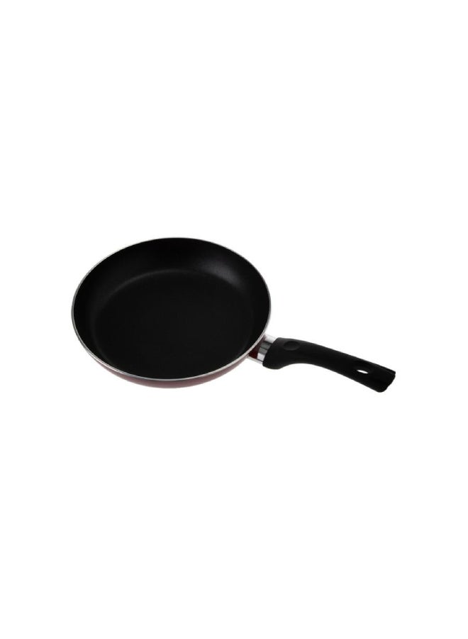 26 Cm Frypan With Glass Lid 3 Layer Non-Stick Coating Pfoa Free Lead Free Size 26*4.5Cm, Multi Color Multi Color 26 cmcm