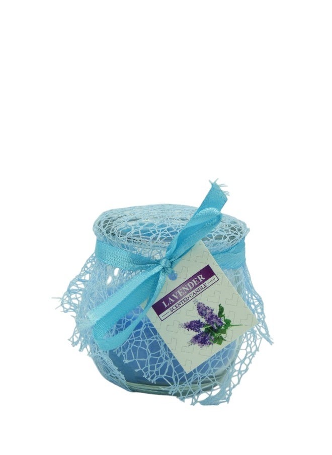 12-Pieces of Multi Scented Wrapped Gift Jar Candle with Pleasant Odor for Gift Multicolor 27x7x20cm