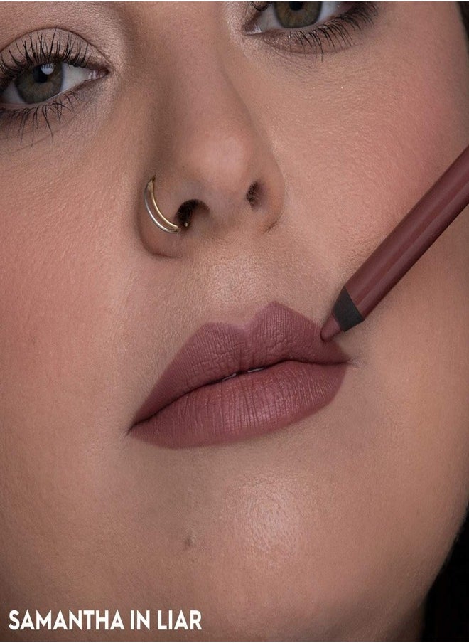 Urban Decay 24/7 Glide-On Waterproof LIP PENCIL 69 Liar- Mauve-Nude 0.04 oz/ 1.2 g