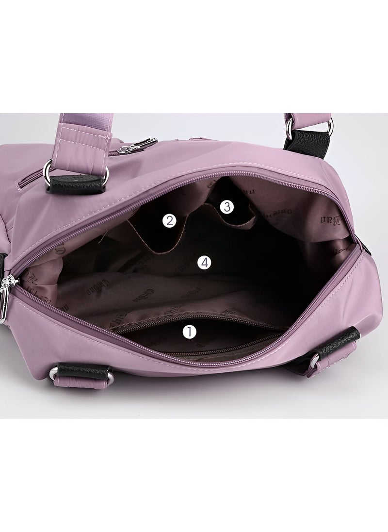 Canvas Tote Bag Waterproof Nylon Multi Pocket Shoulder Bags Laptop Work Bag Purse and Handbags for Women & Men